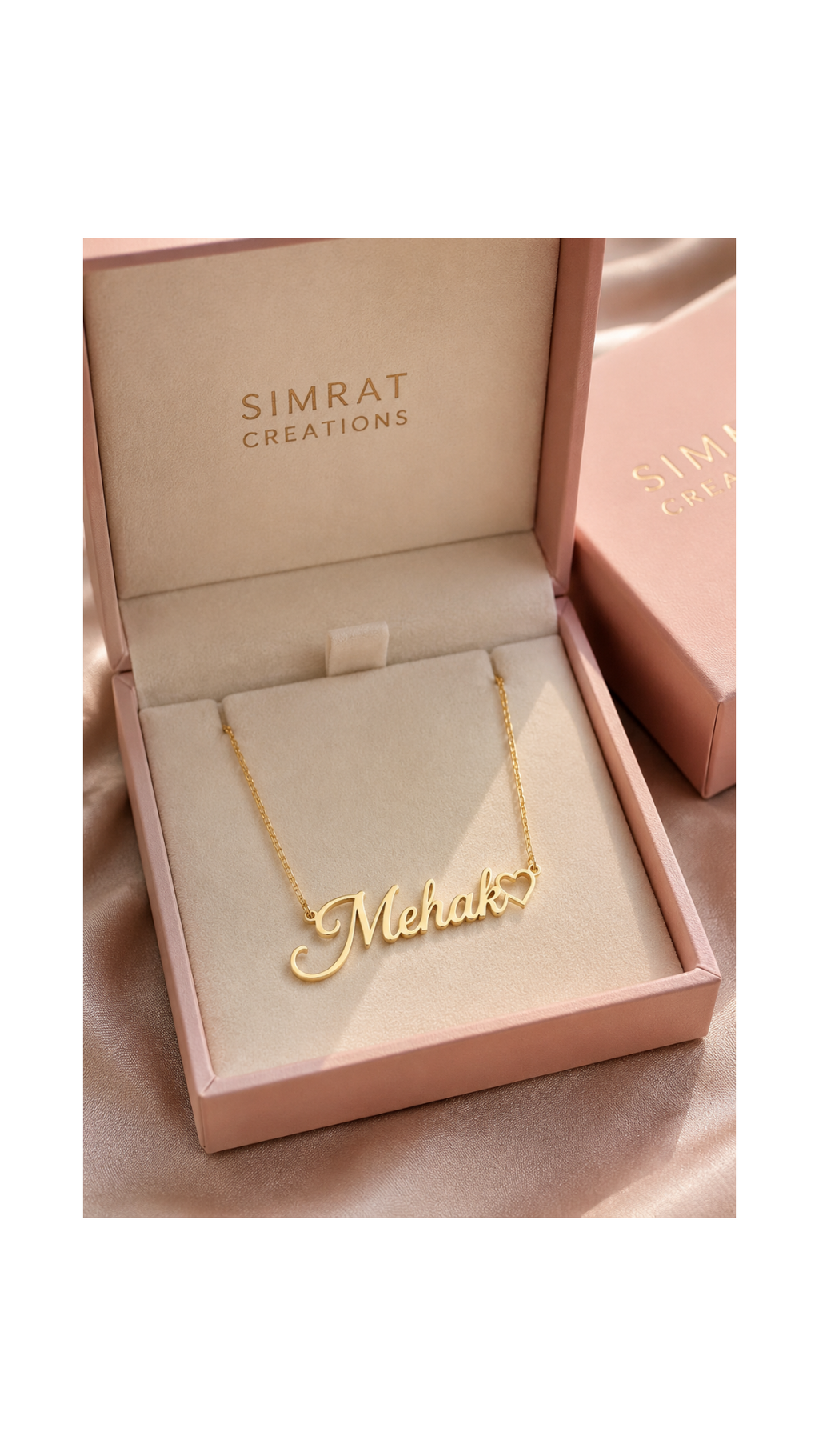 Personalized Heart Name Necklace