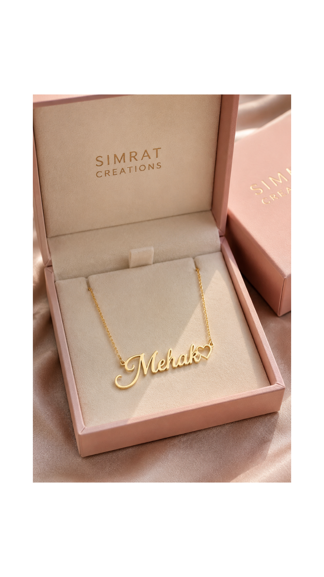 Personalized Heart Name Necklace
