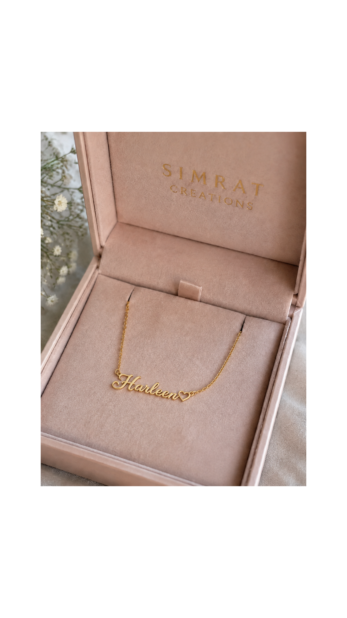 Personalized Heart Name Necklace