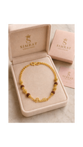 Product Name: Personalized Rudraksha Name Bracelet