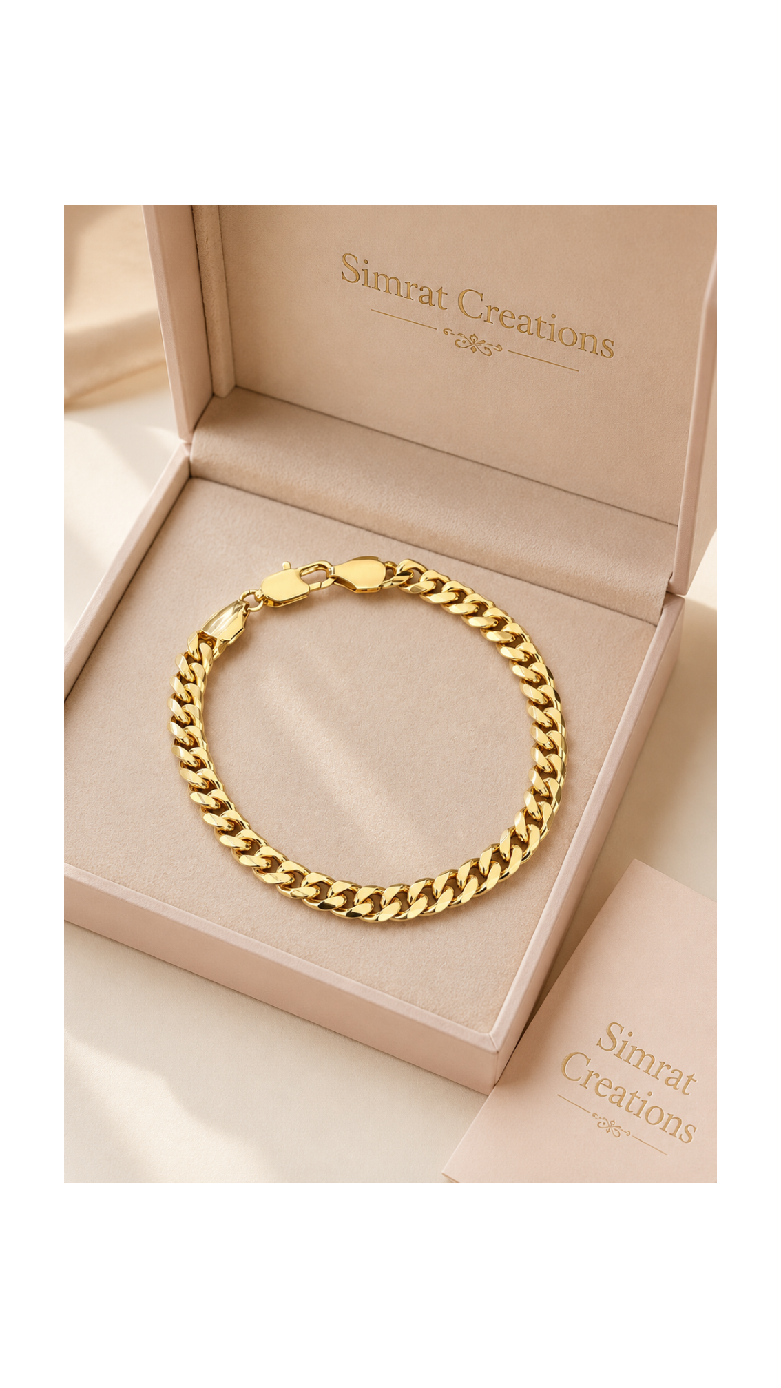 Classic Gold Cuban Link Bracelet
