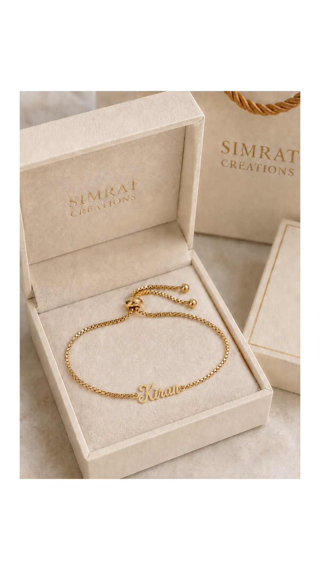 Personalized Name Adjustable Bracelet