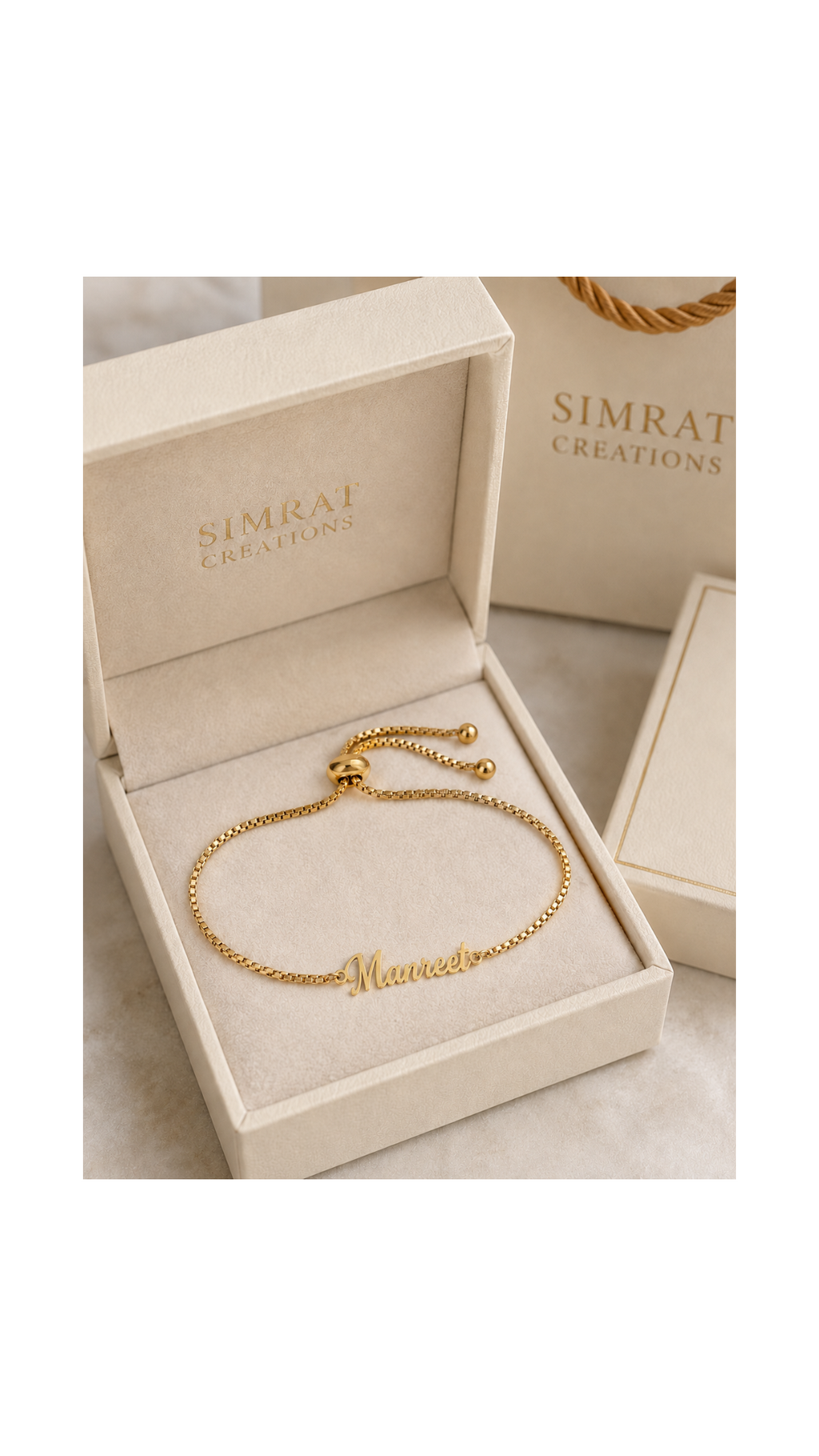 Personalized Name Adjustable Bracelet