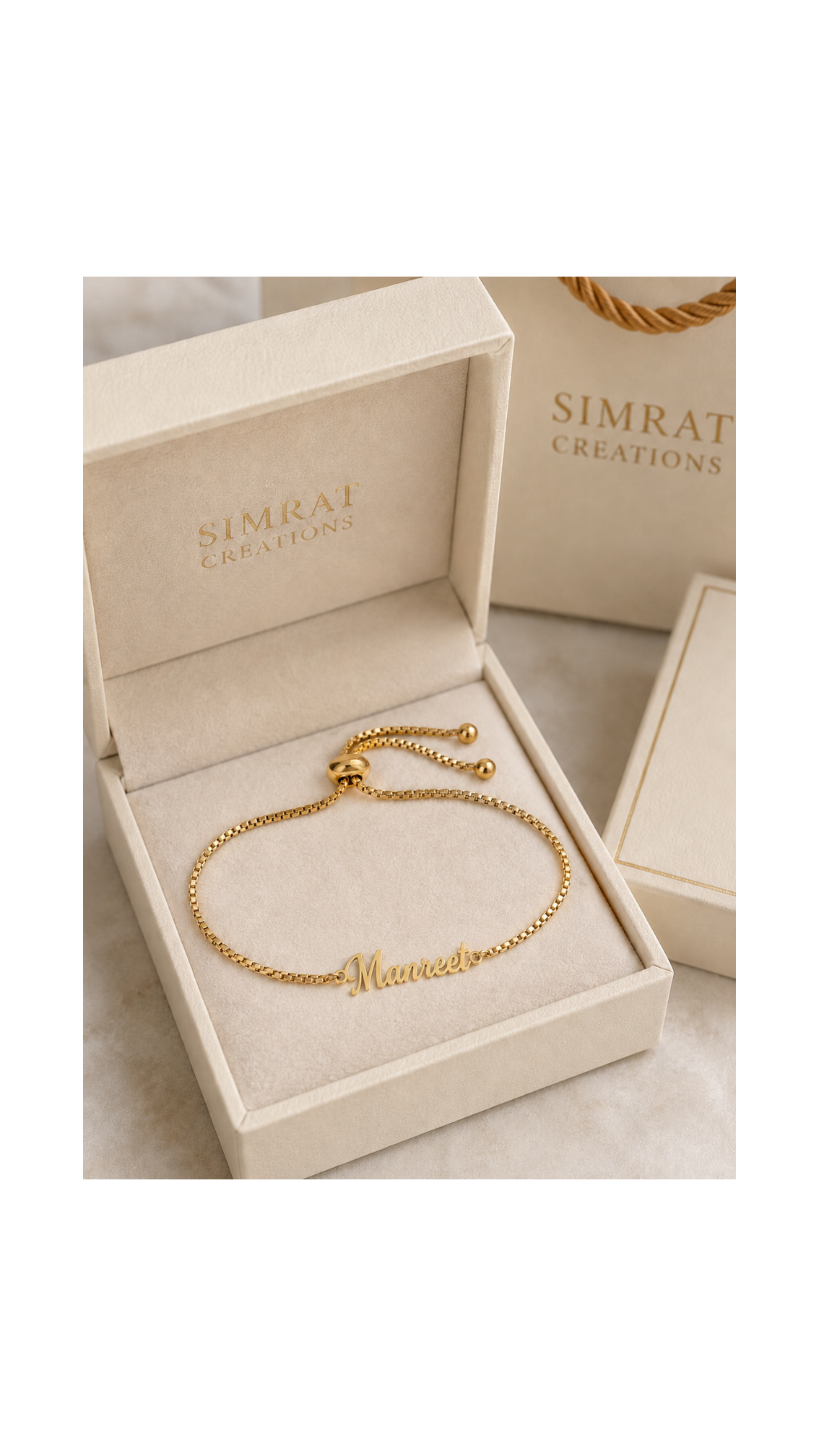 Personalized Name Adjustable Bracelet