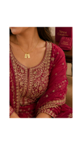Custom Double Tag Name & Date Necklace – Gold
