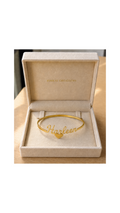 Personalized Name & Heart Cuff Bracelet
