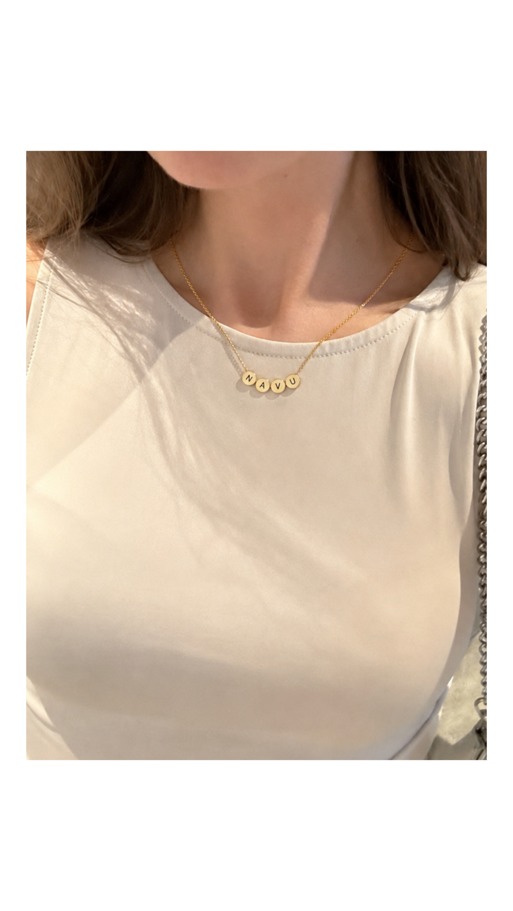 Personalized Name Disc Necklace