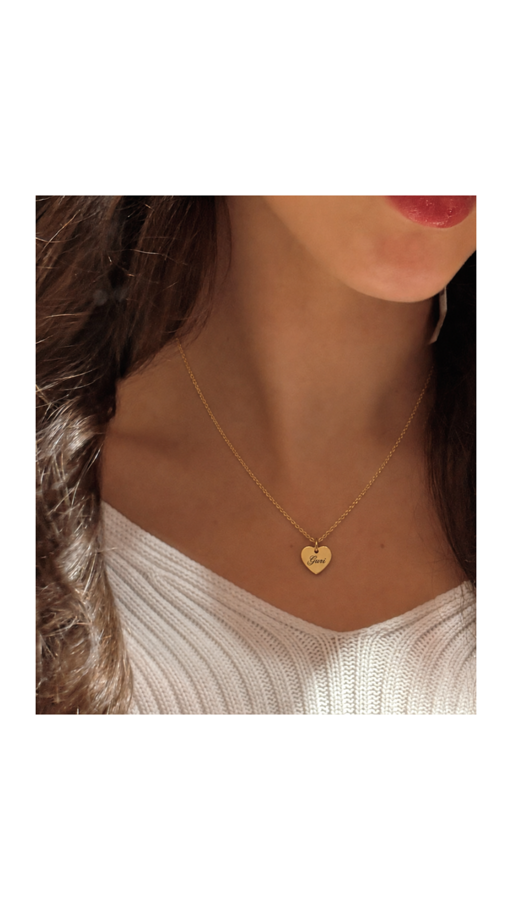 Personalized Heart Name Necklace