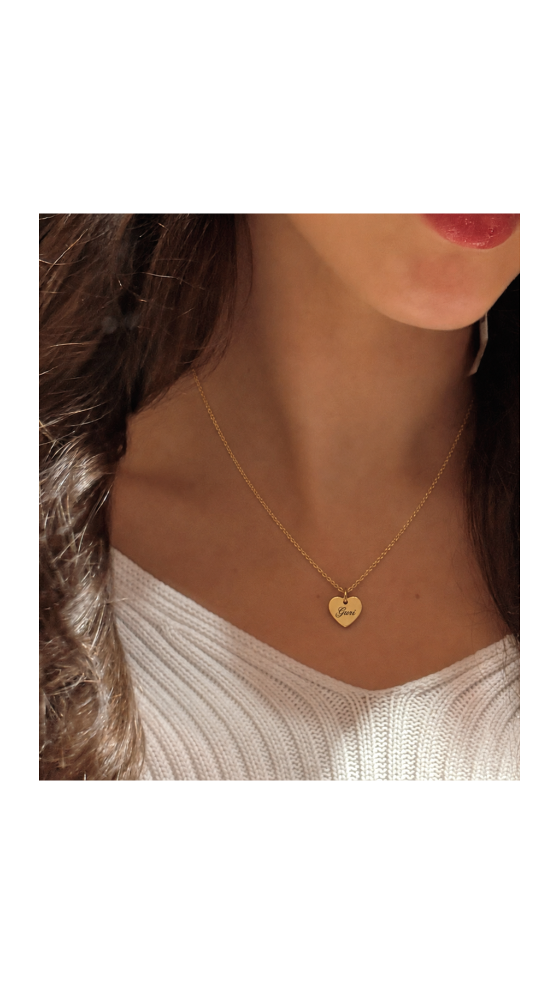 Personalized Heart Name Necklace