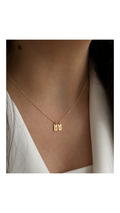 Customized Double Gurmukhi Initial Necklace