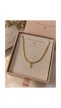 Personalized Initial Snake Chain Necklace