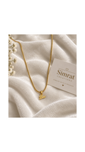 Personalized Bae Name Necklace – Gold Snake Chain