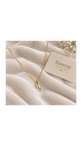 Personalized Double Initial Necklace – Gold Stainless Steel