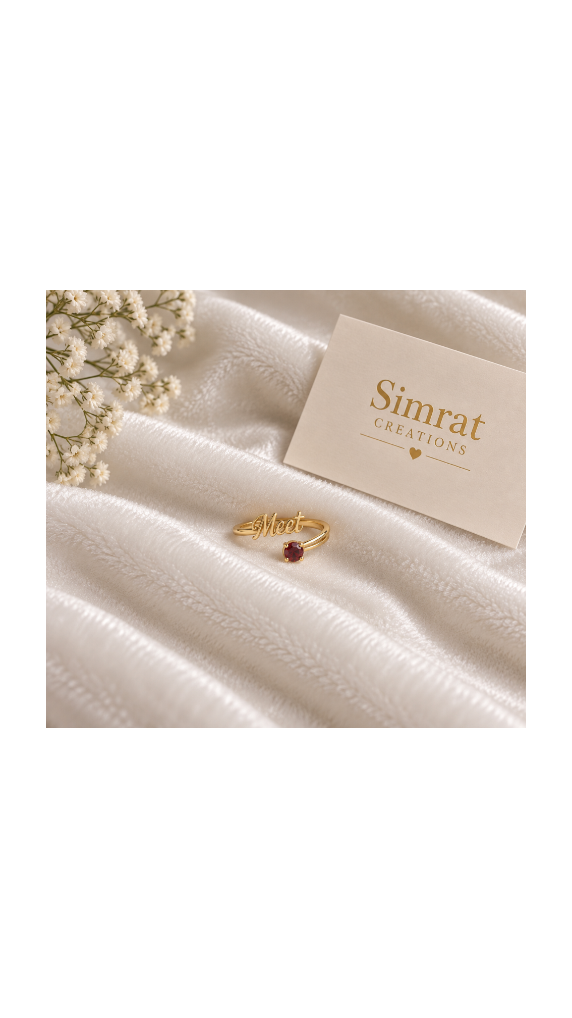 Personalized Name & Birthstone Ring
