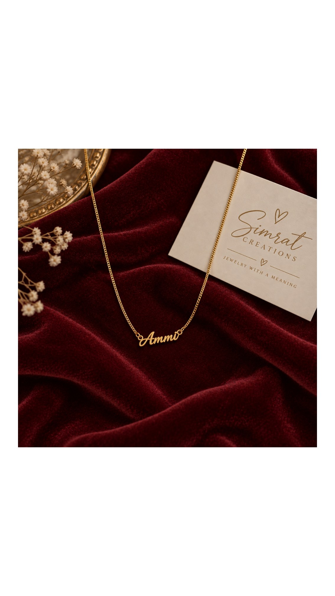 Ammi Personalized Name Necklace
