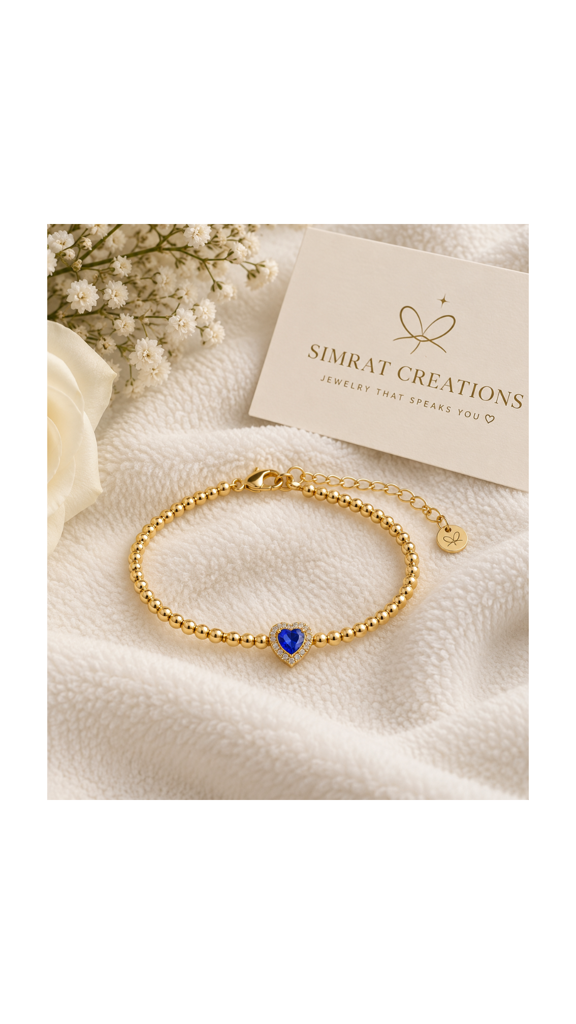 Personalized Birthstone Heart Bracelet