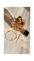 Crystal Clover Gold Bracelet