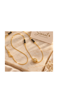 Black Bead Mangalsutra Necklace